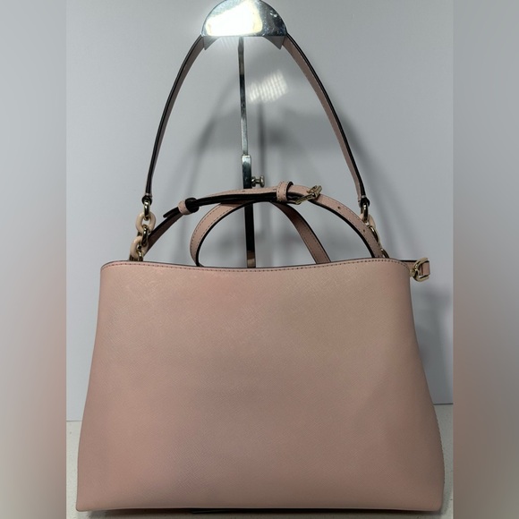 Michael Kors Sofia large East-West satchel, blush/blossom pink saffiano leather - Picture 2 of 14